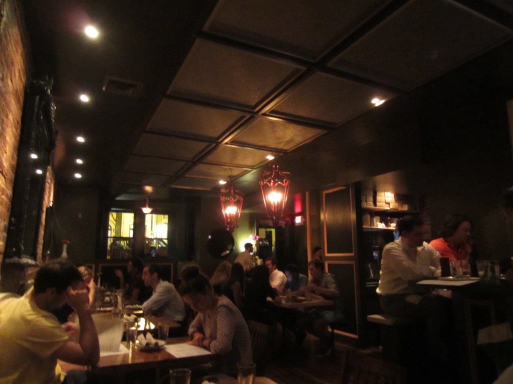 The dining area at Bar Charley