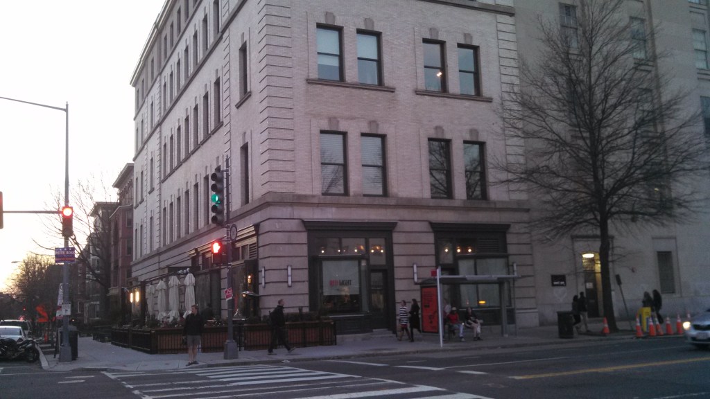 Red Light pre-opening from across 14th Street