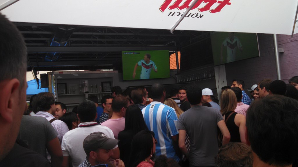 Dacha Biergarten - second stop - second half of Germany-Ghana