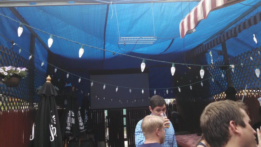 DC Reynolds - final stop - Nigeria v. Bosnia - pic of the dome in the back patio area