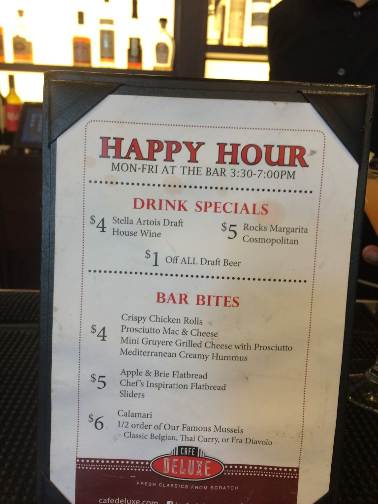 Happy Hour Menu