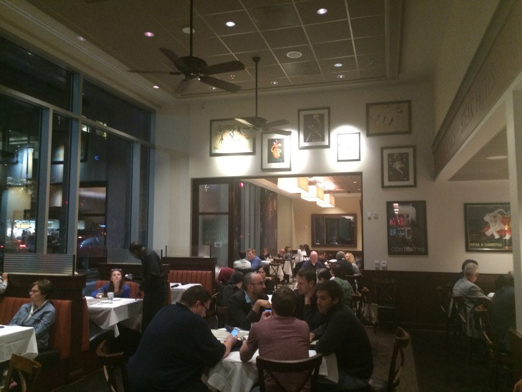 Dining room at Cafe Deluxe West End