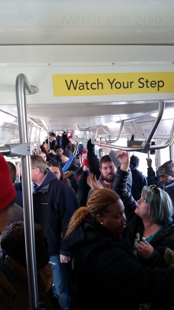 Interior of DC Streetcar
