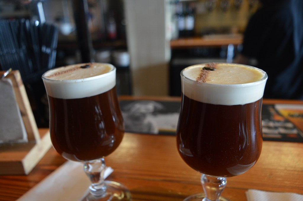Tremendous Irish Coffees at Bulman Bar in Kinsale